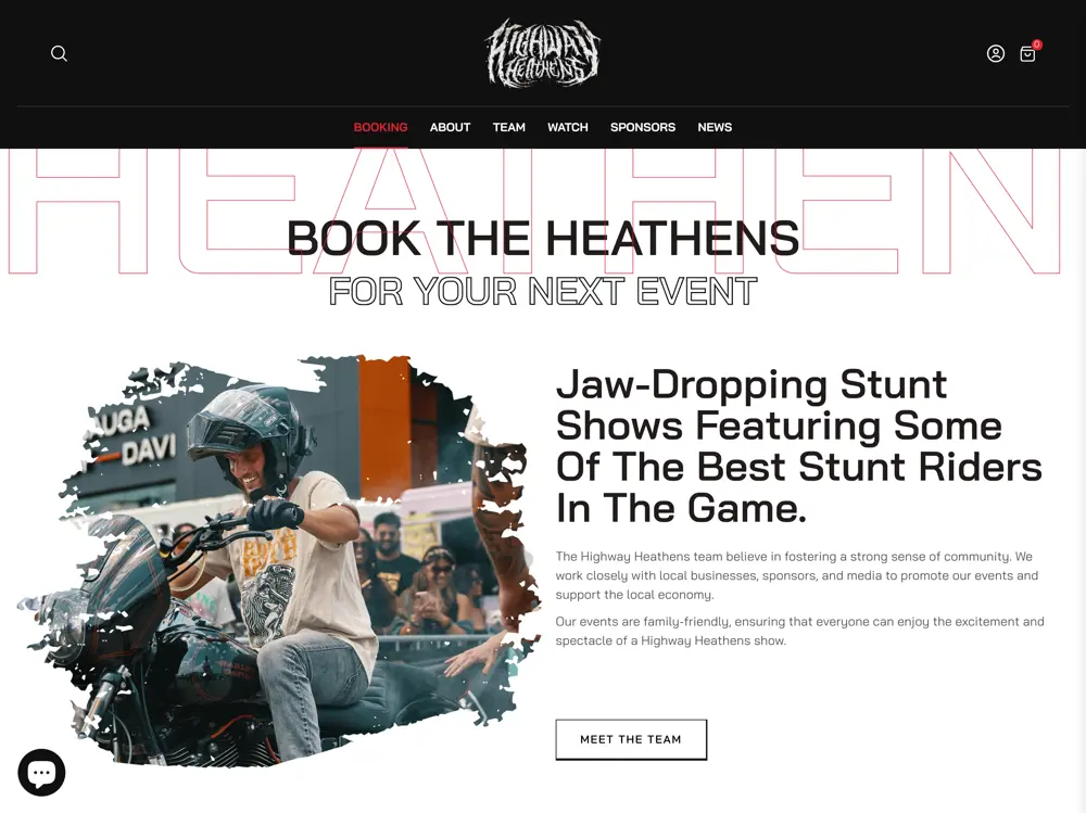 Highway Heathens Website